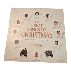 1967 The Great Songs of Christmas by the Great Artists of Our Time Vol7 Vinyl LP